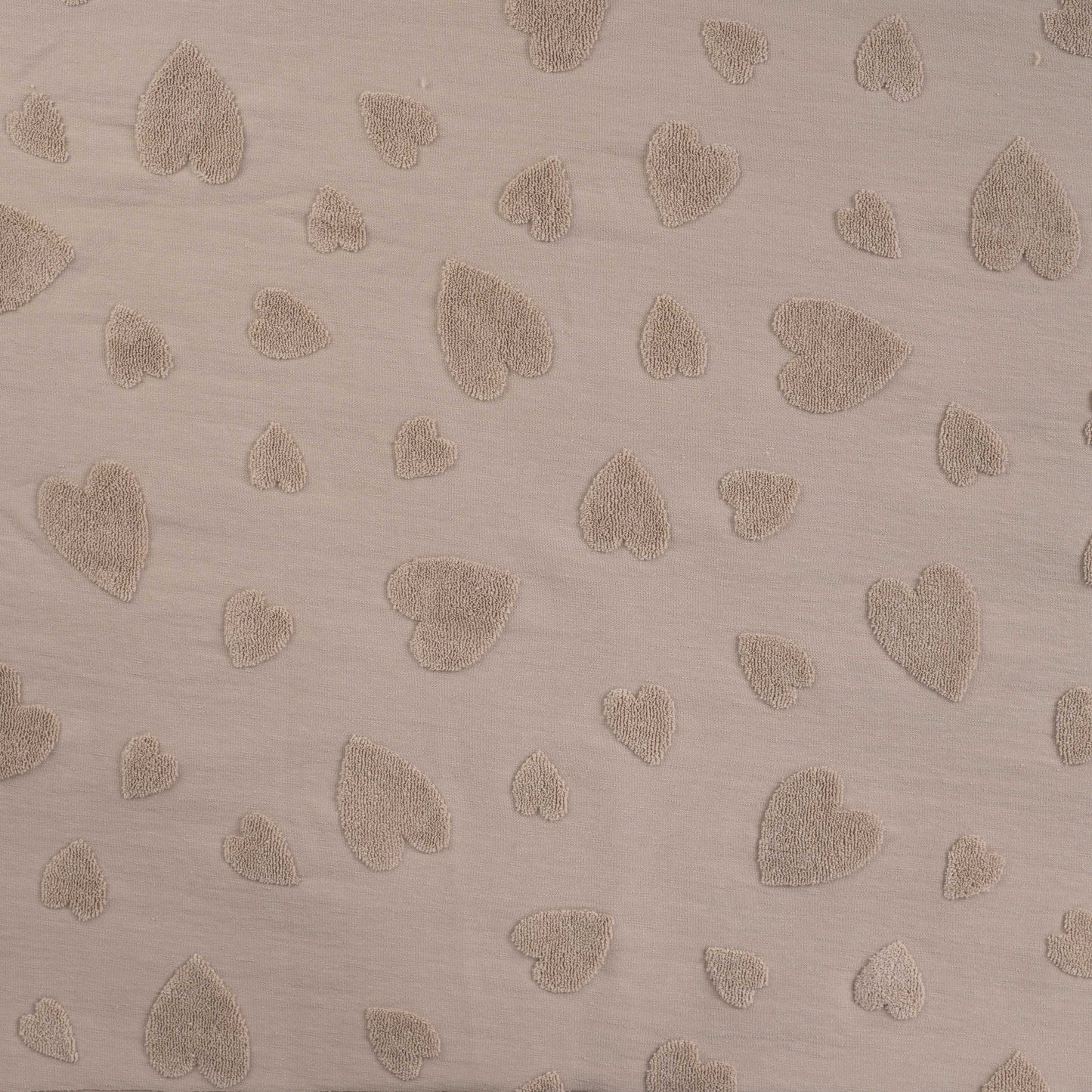 Frotte Herzen Jacquard Sand
