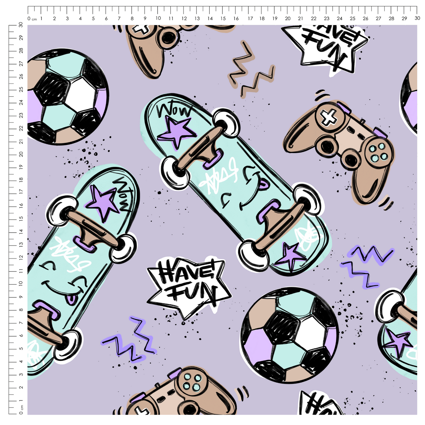 Fun Parts Pastelllila