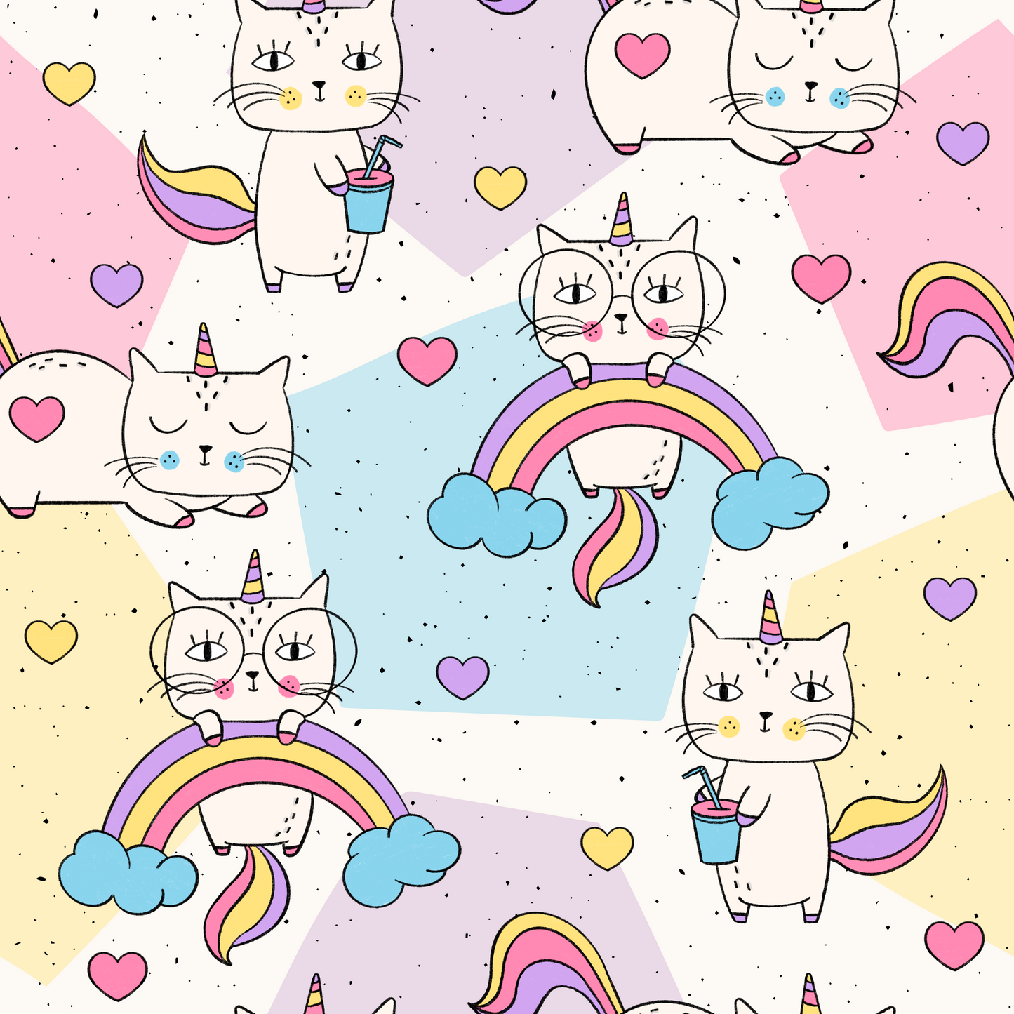 Bio French Terry Unicorn Kitty - Vorbestellung