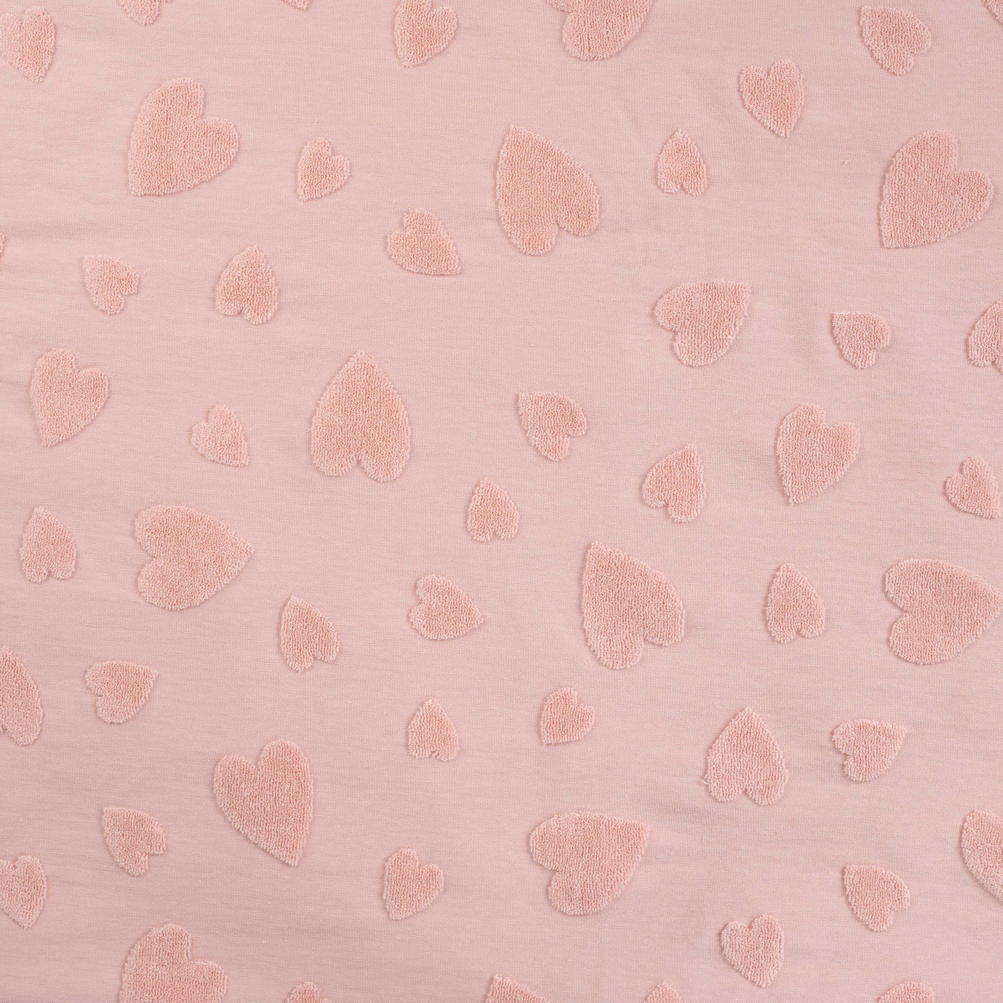 Frotte Herzen Jacquard Puder