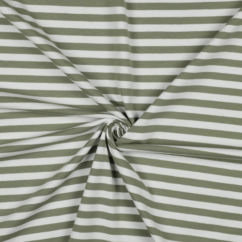 Jersey Stripes Soft Green