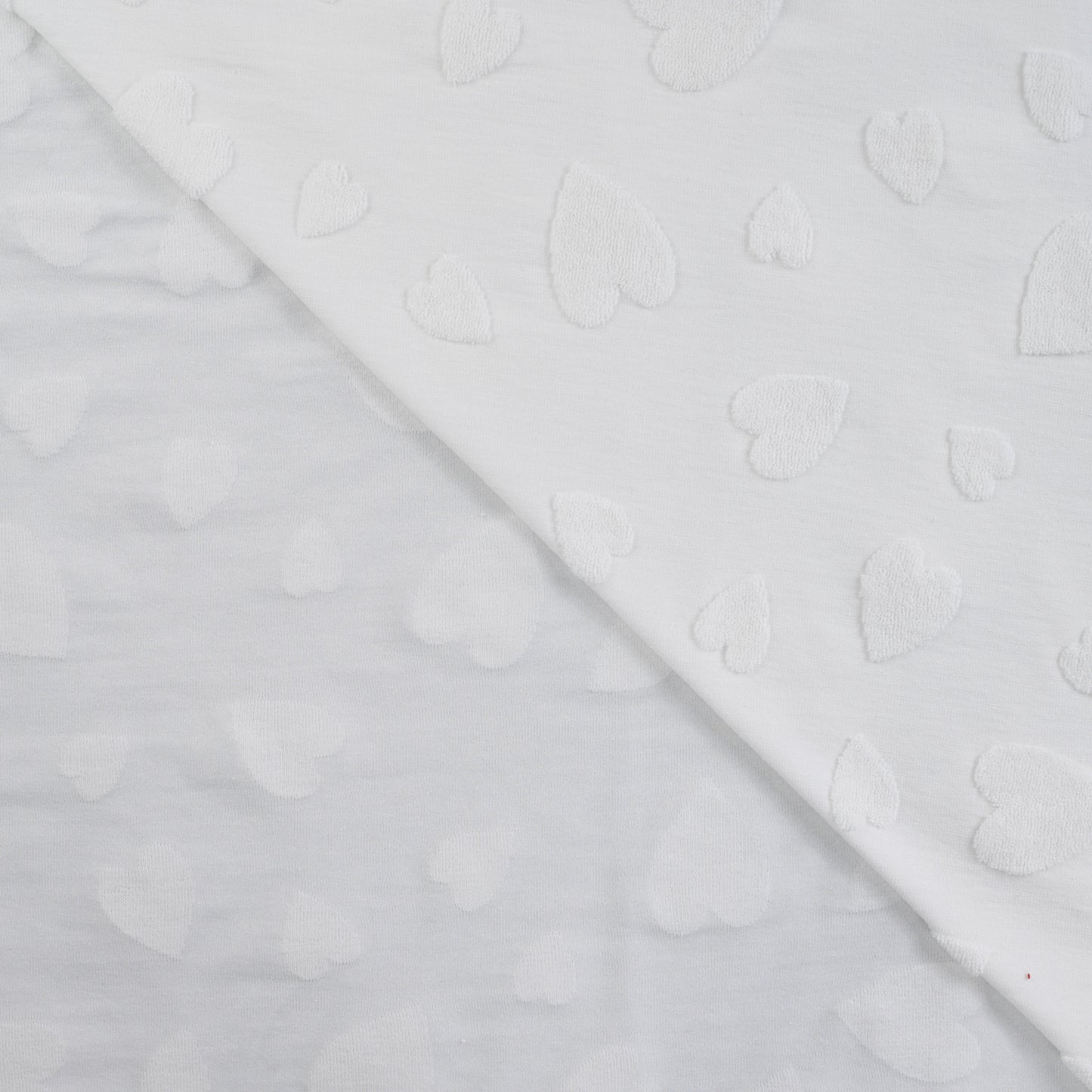 Frotte Herzen Jacquard Off White