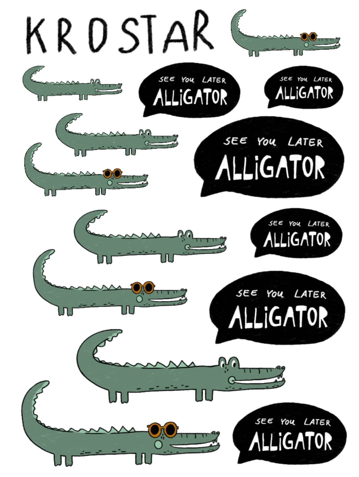 Rub-on Sticker „Krostar“