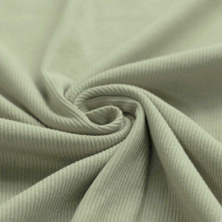 Ribjersey Vintage Grün