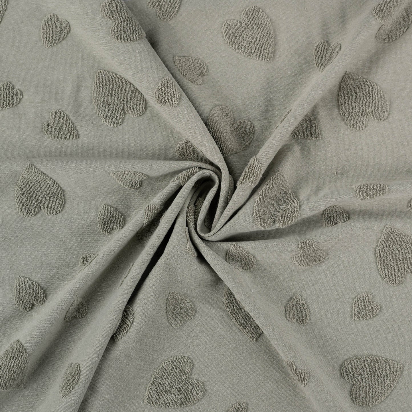 Frotte Herzen Jacquard Khaki