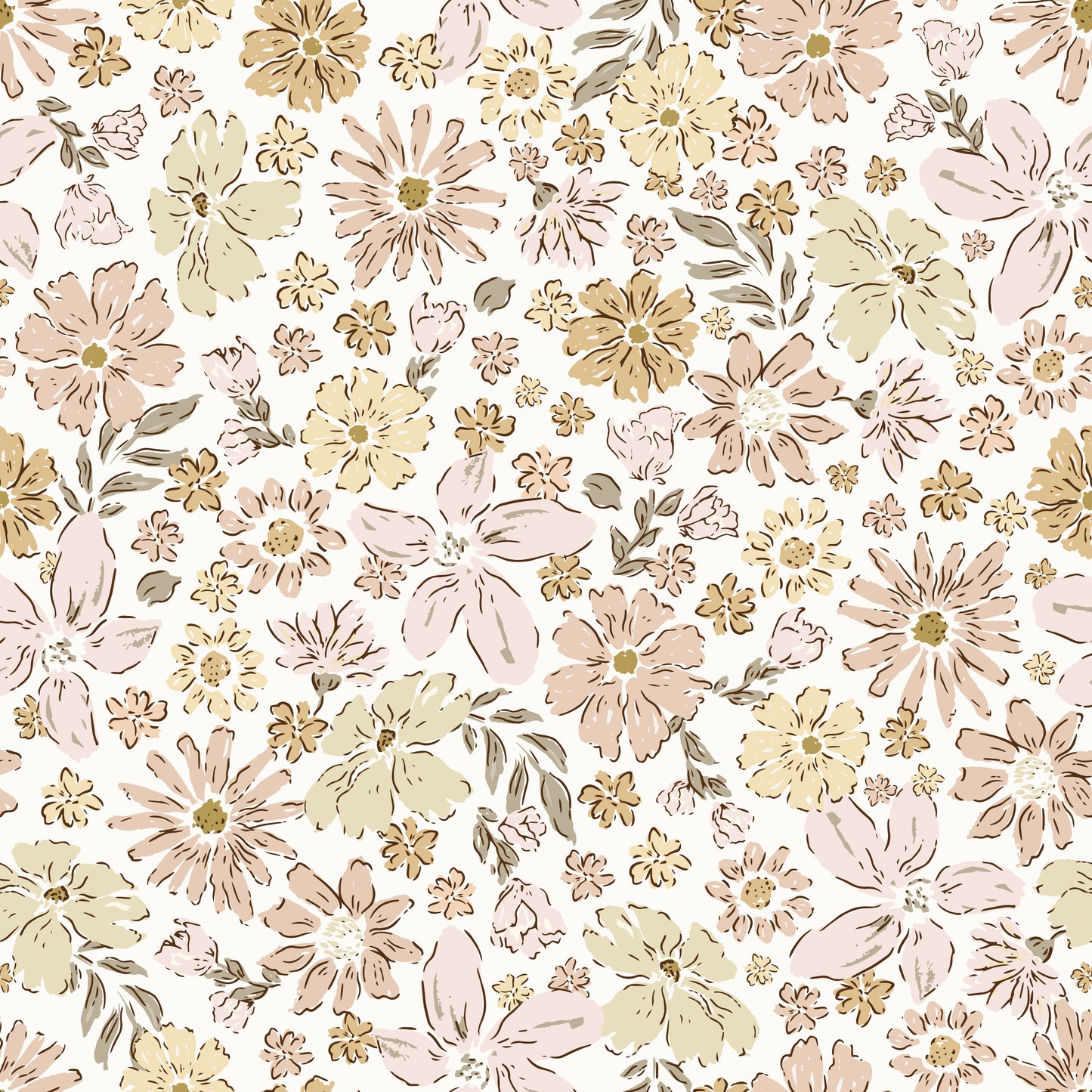 Jersey Floral Earthy - Vorbestellung