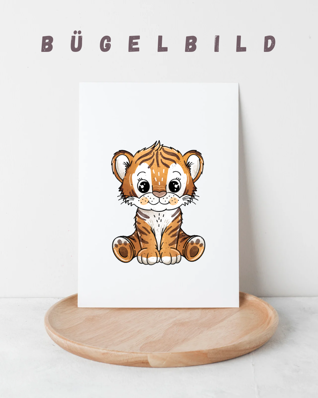 Bügelbild Tigerchen