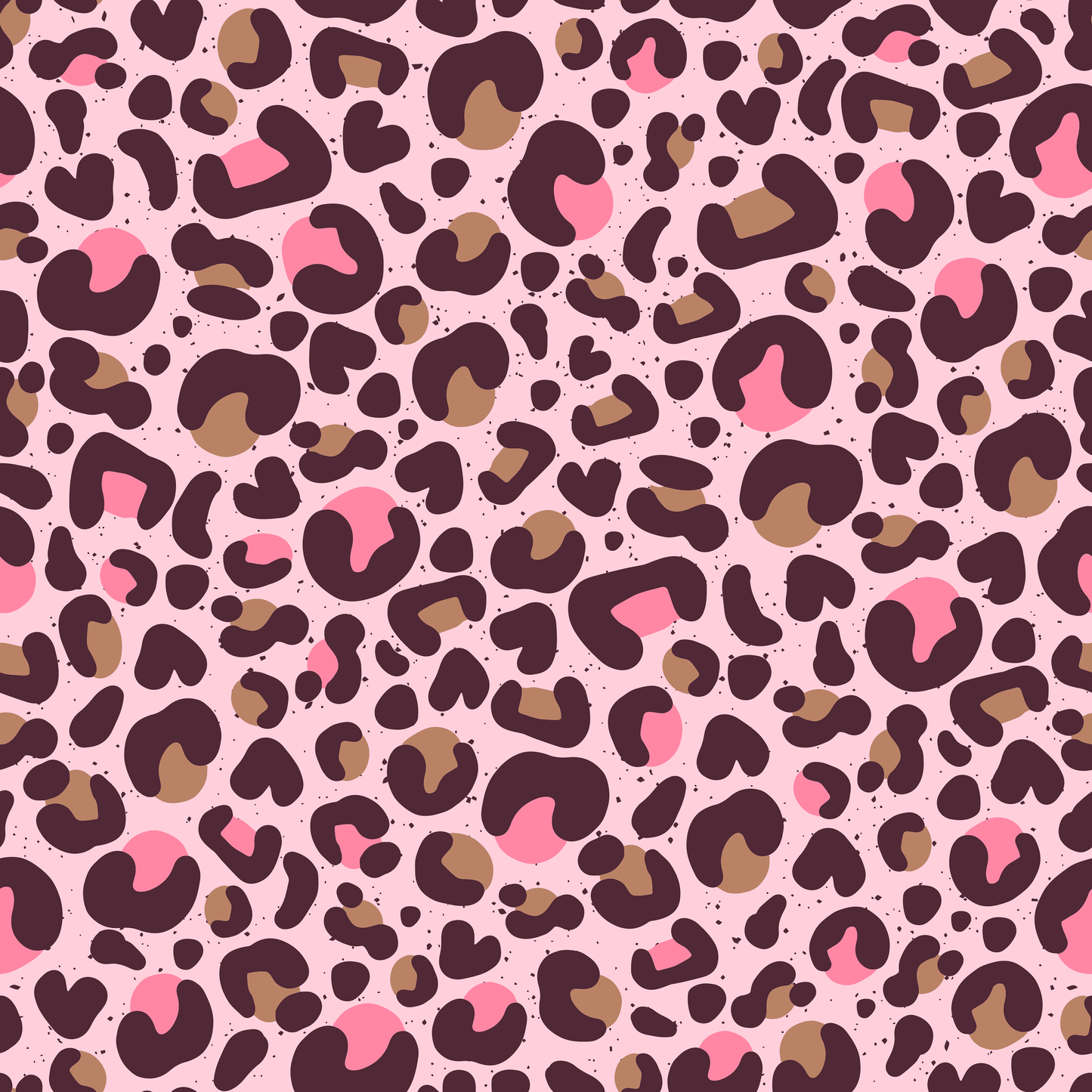 French Terry Leo Crush Pink Choc - Vorbestellung