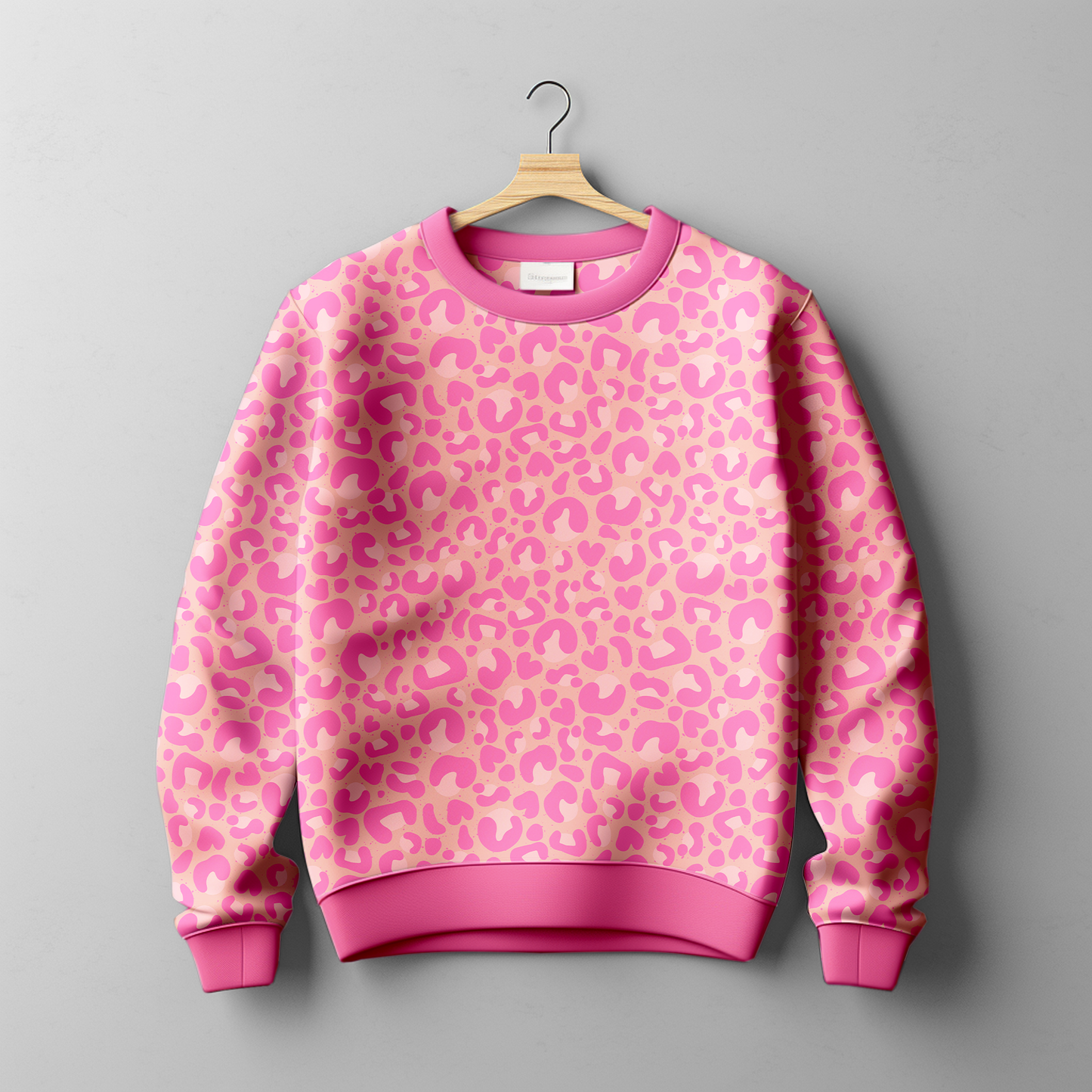 French Terry Leo Happy Pink - Vorbestellung