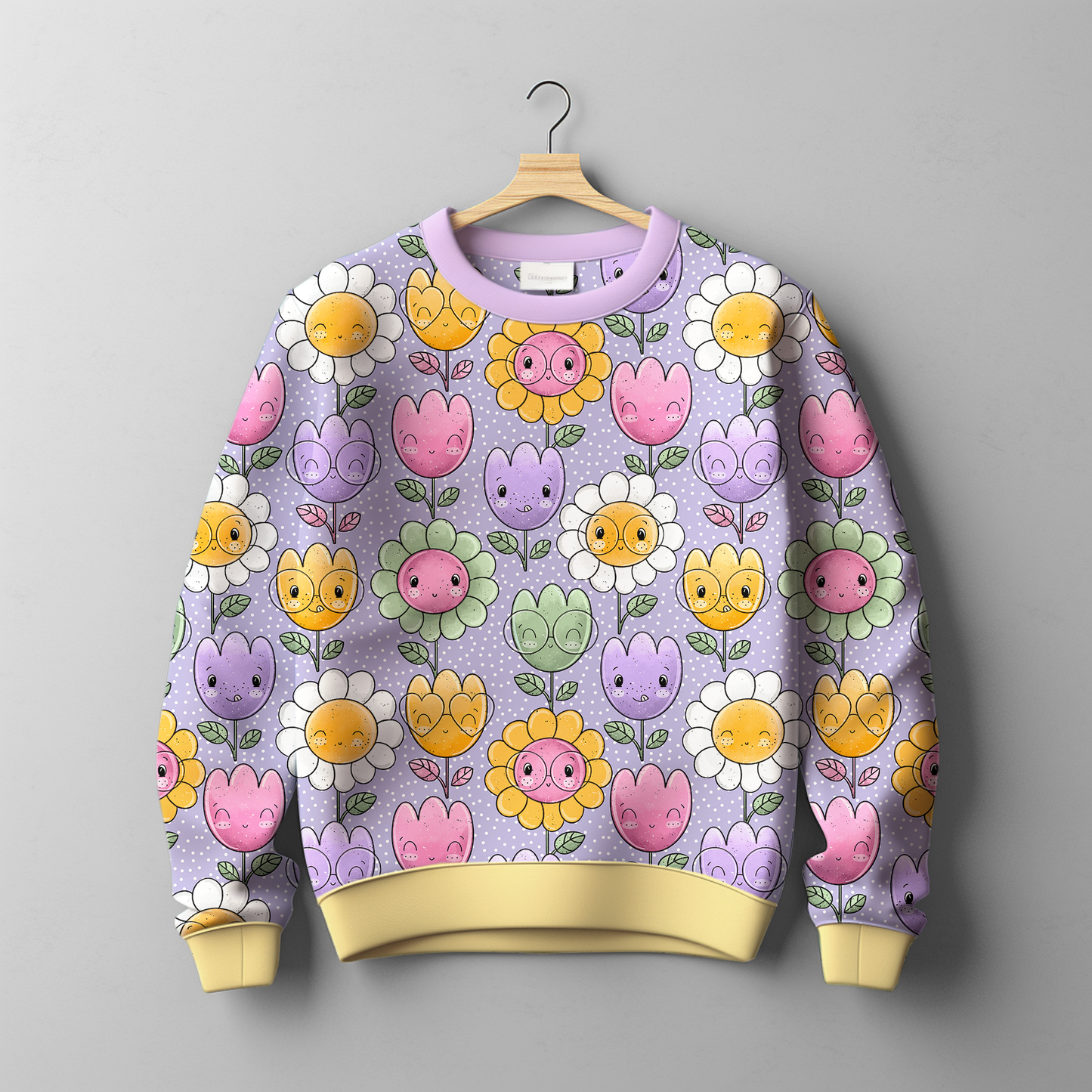 French Terry Flower Babys Bunt - Vorbestellung