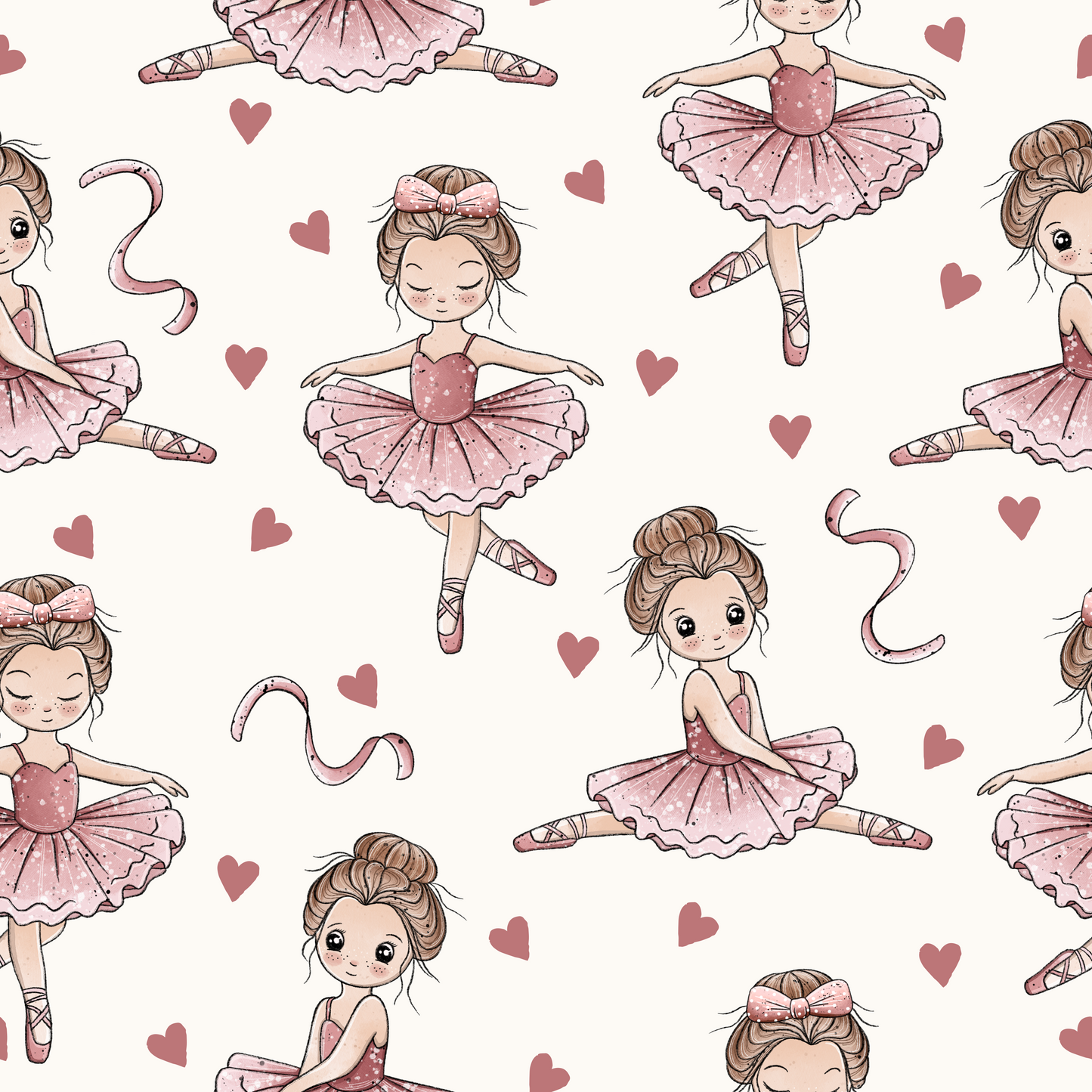 Bio French Terry Ballerina Rose - Vorbestellung