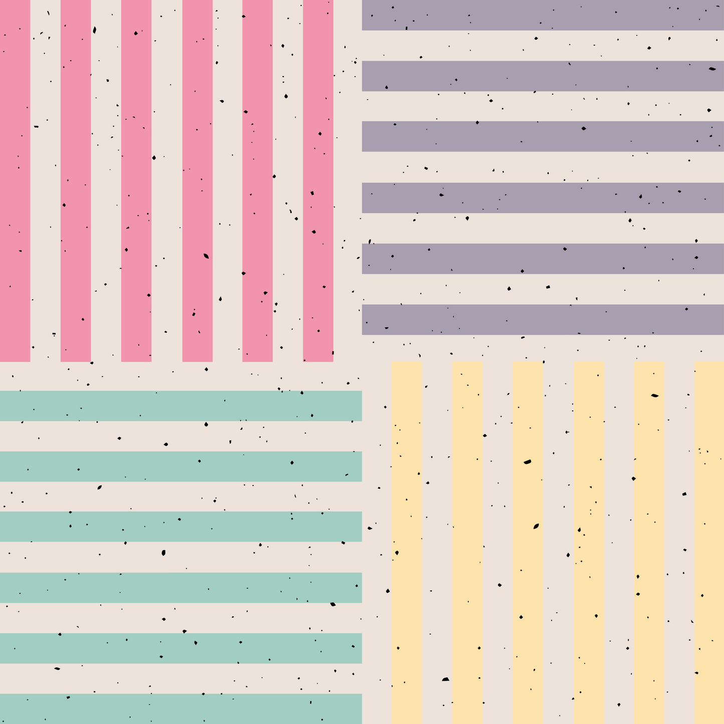 French Terry HoVe Stripes Pastell