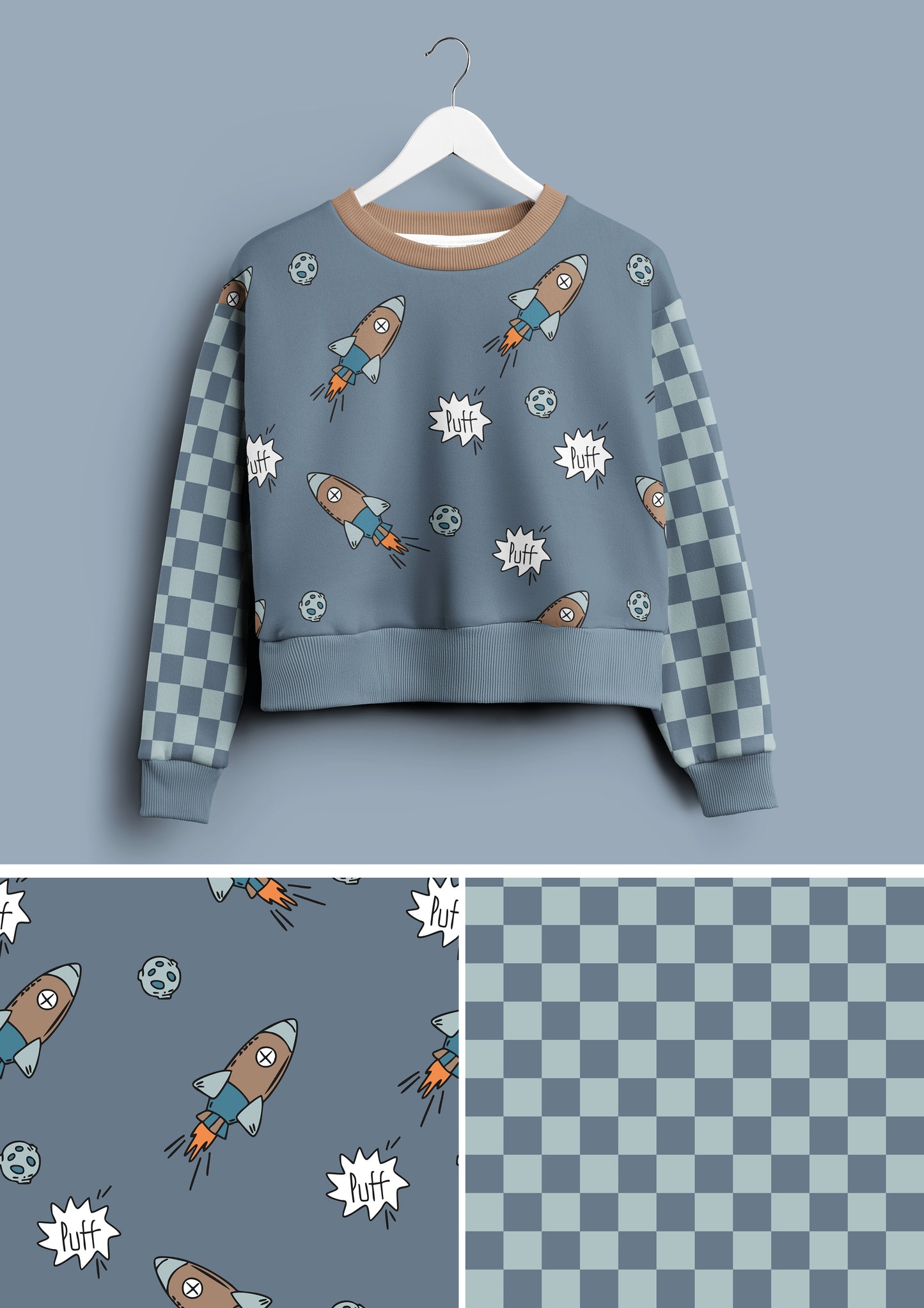 "Checker Smoky Blue" - Vorbestellung