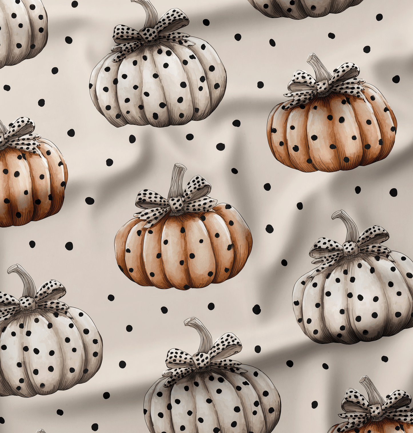 French Terry Pünktchenkürbis