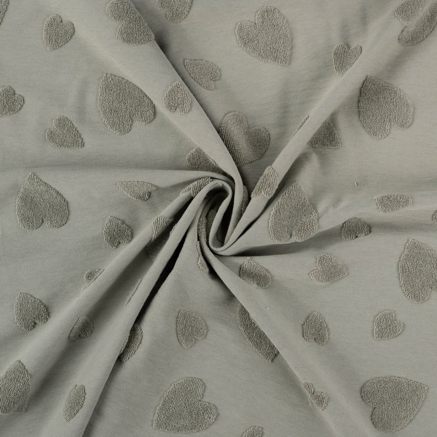 Frotte Herzen Jacquard Khaki - Benny & Jenny