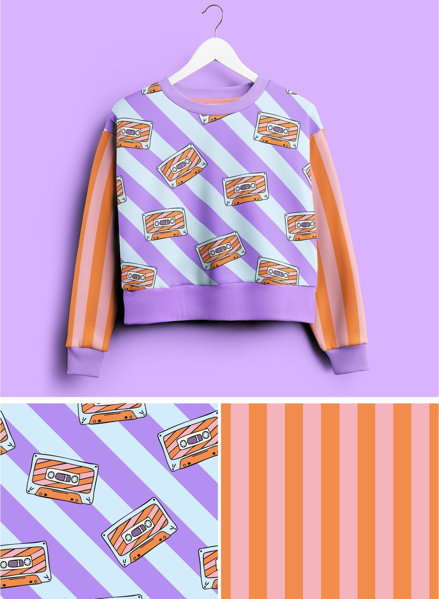 Tape Kombi Stripes Apricot - Vorbestellung - Benny & Jenny