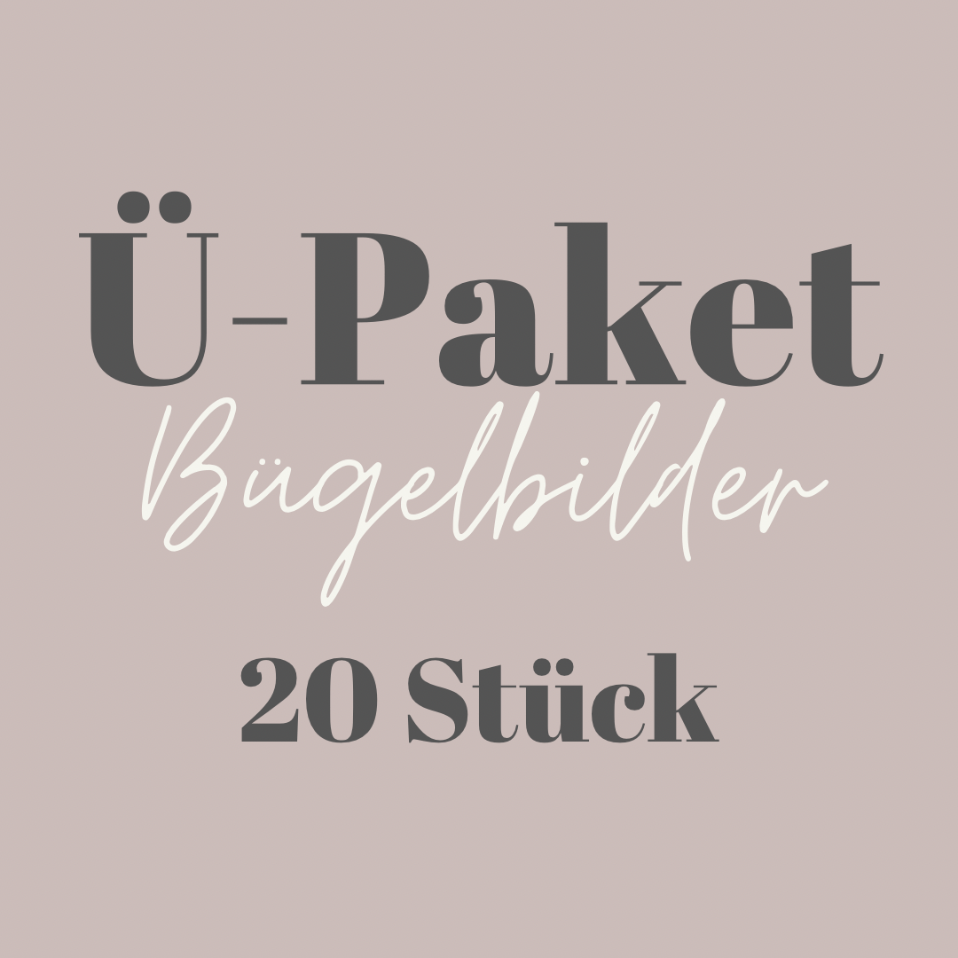 Ü - Paket Bügelbilder 20 Stück "Jungs" - Benny & Jenny