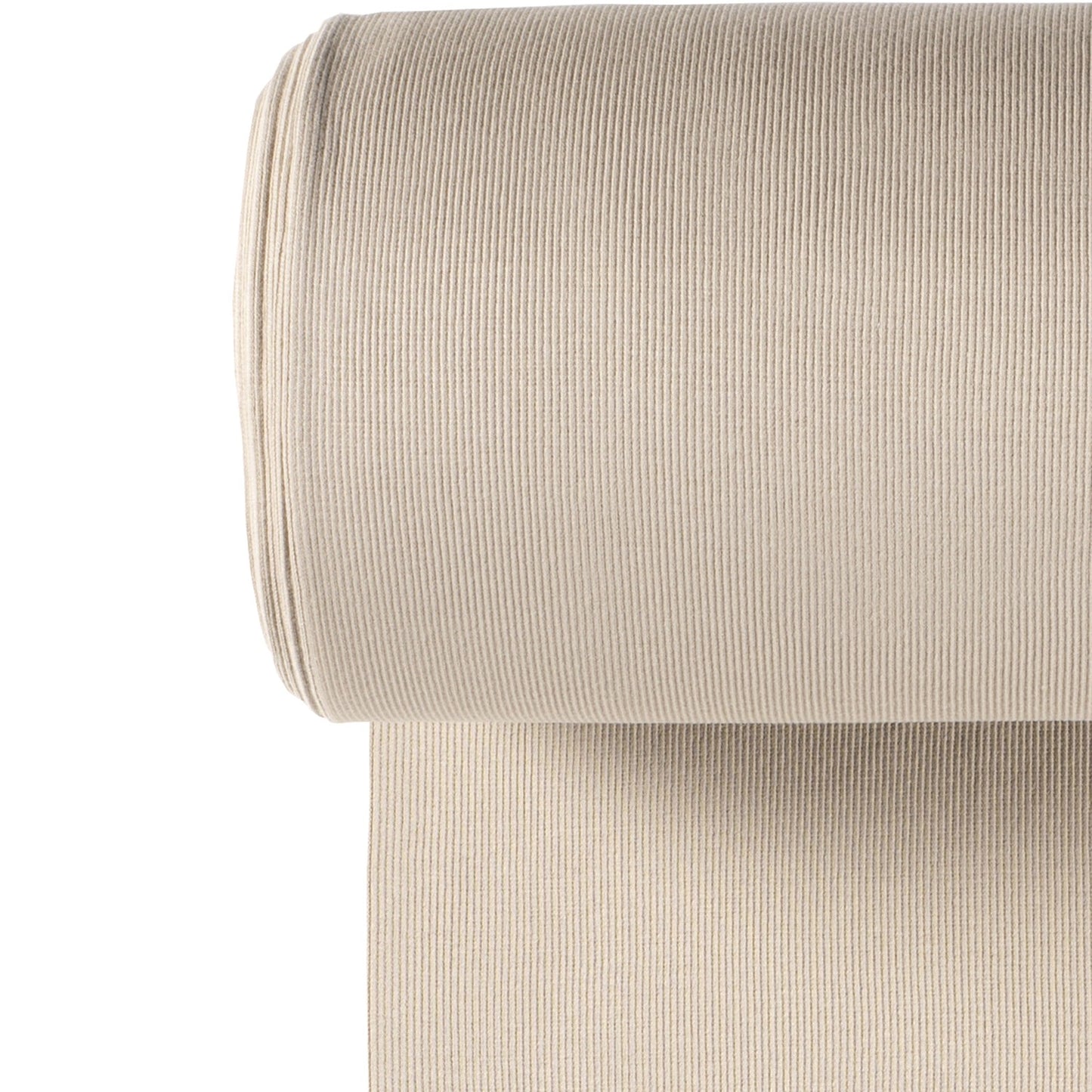 Feinripp Bündchen Beige