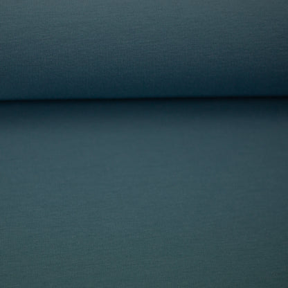 French Terry Rauchblau