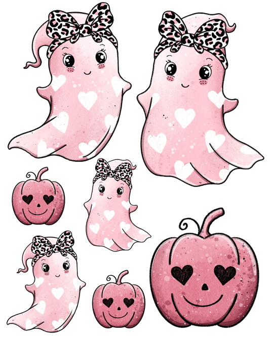 Rub-on Sticker „Halloween Mauve"