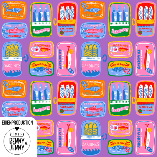 Sardinen Violett