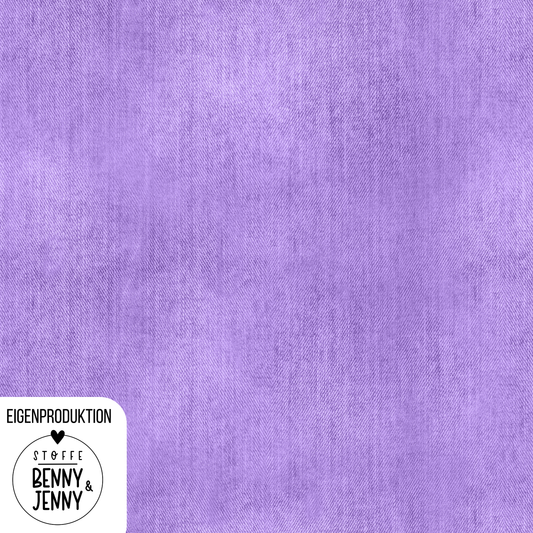 Bio French Terry Denim Purple
