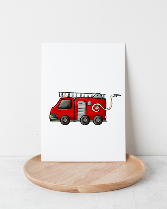 Bügelbild Fire Team Auto