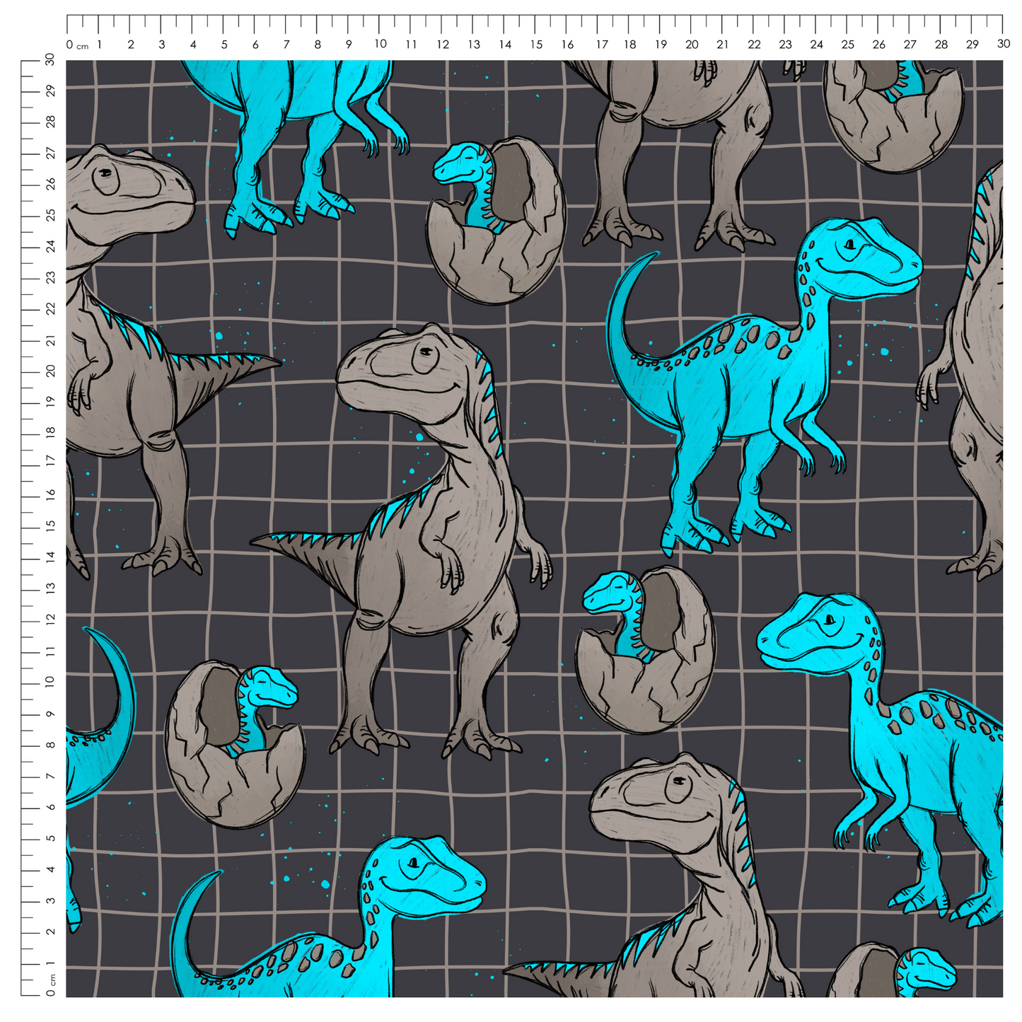 French Terry Raptor Scratch Grid - Vorbestellung