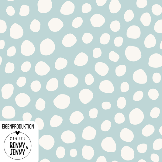 Bio French Terry Lama Kombi Dots