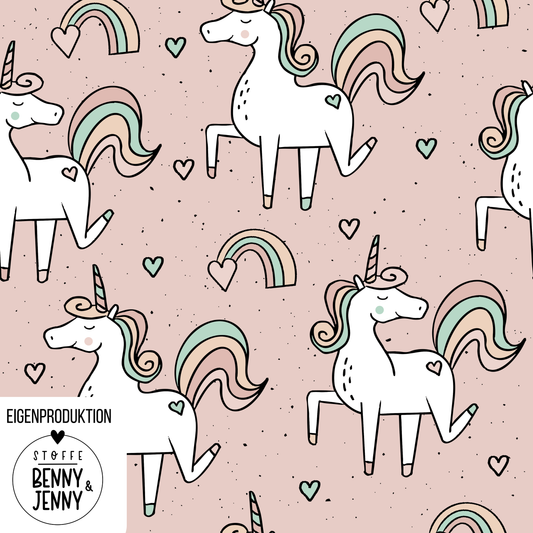 Bio French Terry Einhorn Blush