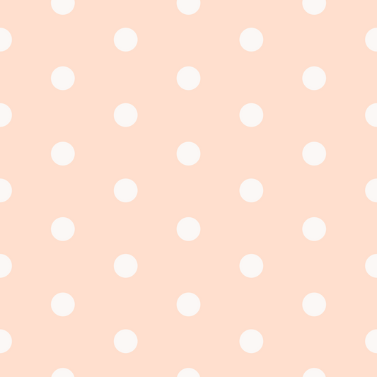 Jersey Dots Soft Peach