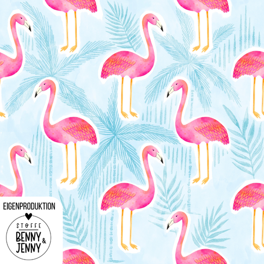 French Terry Flamingo