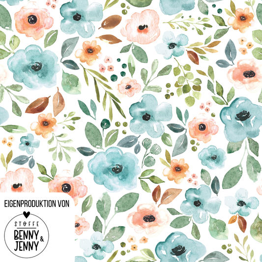 Bio French Terry Spring Flower - Vorbestellung