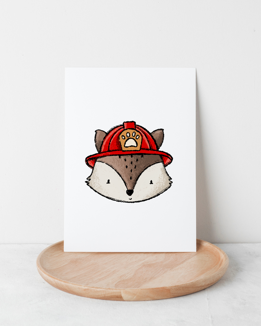 Bügelbild Fire Team Fuchs