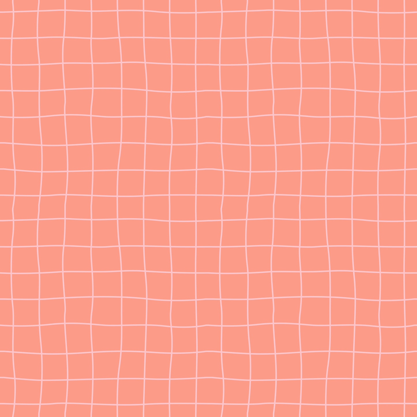 French Terry Wild Mini Grid Apricot - Vorbestellung