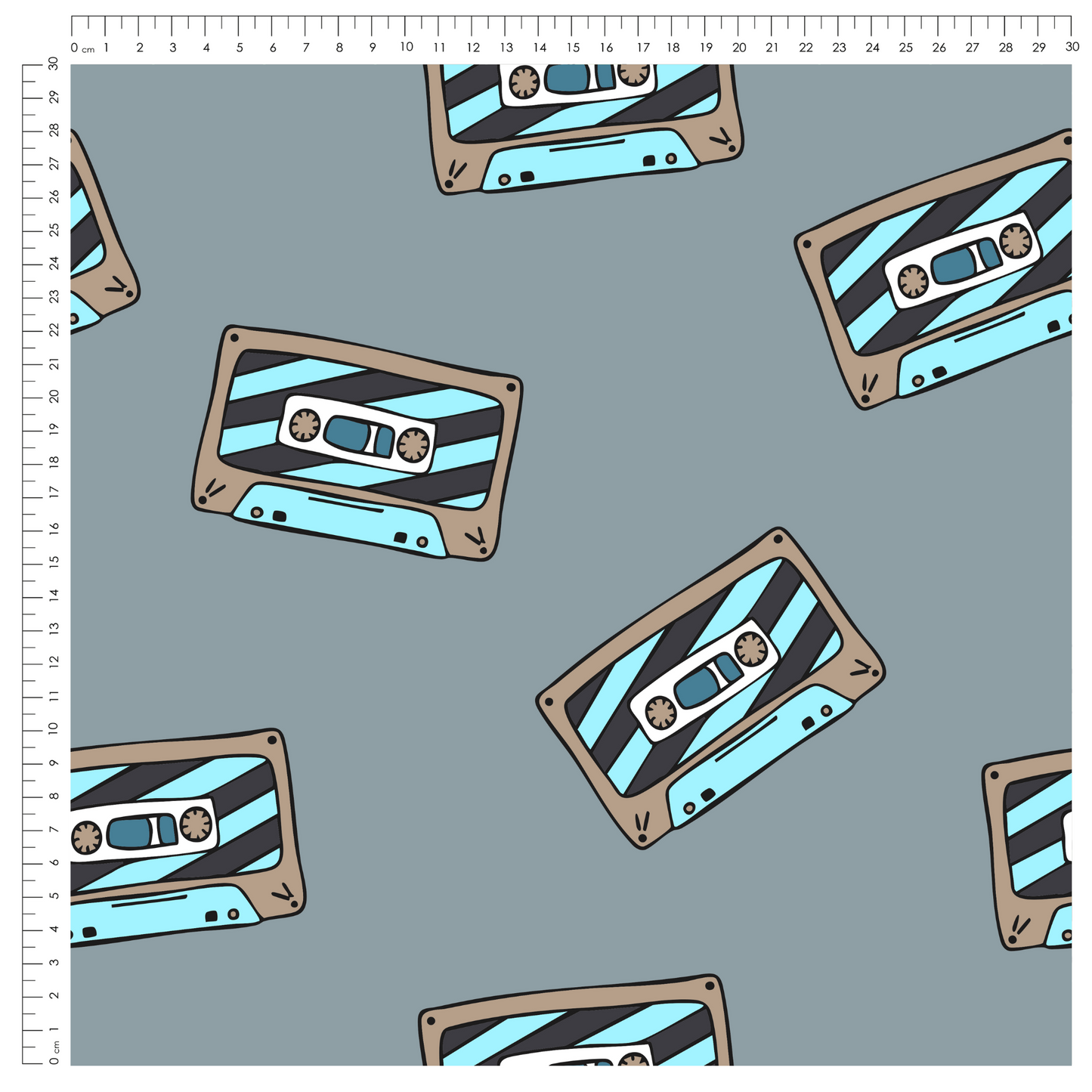 Tape Rauchblau