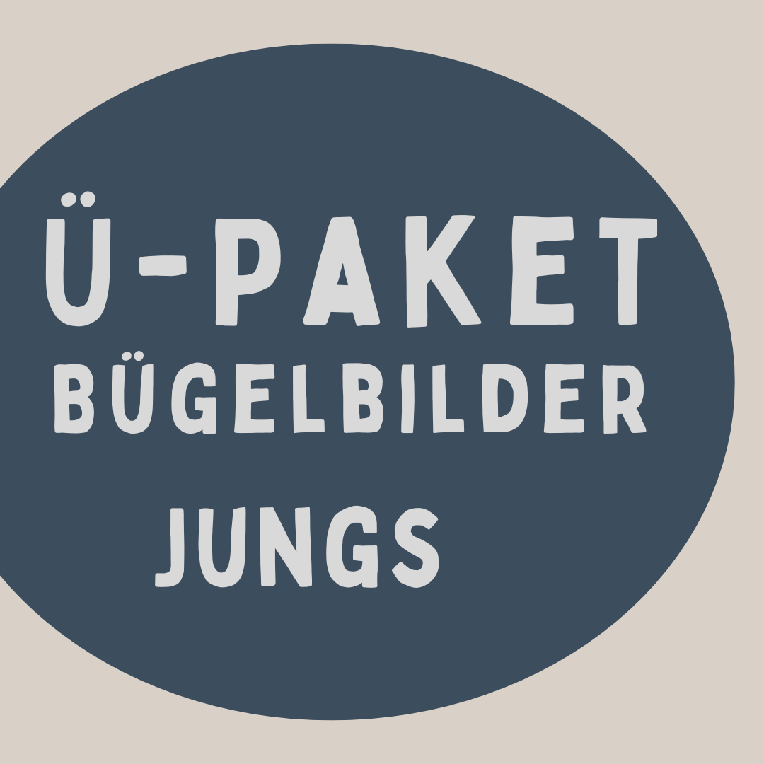 Ü-Paket Bügelbilder 10 Stück "Jungs"