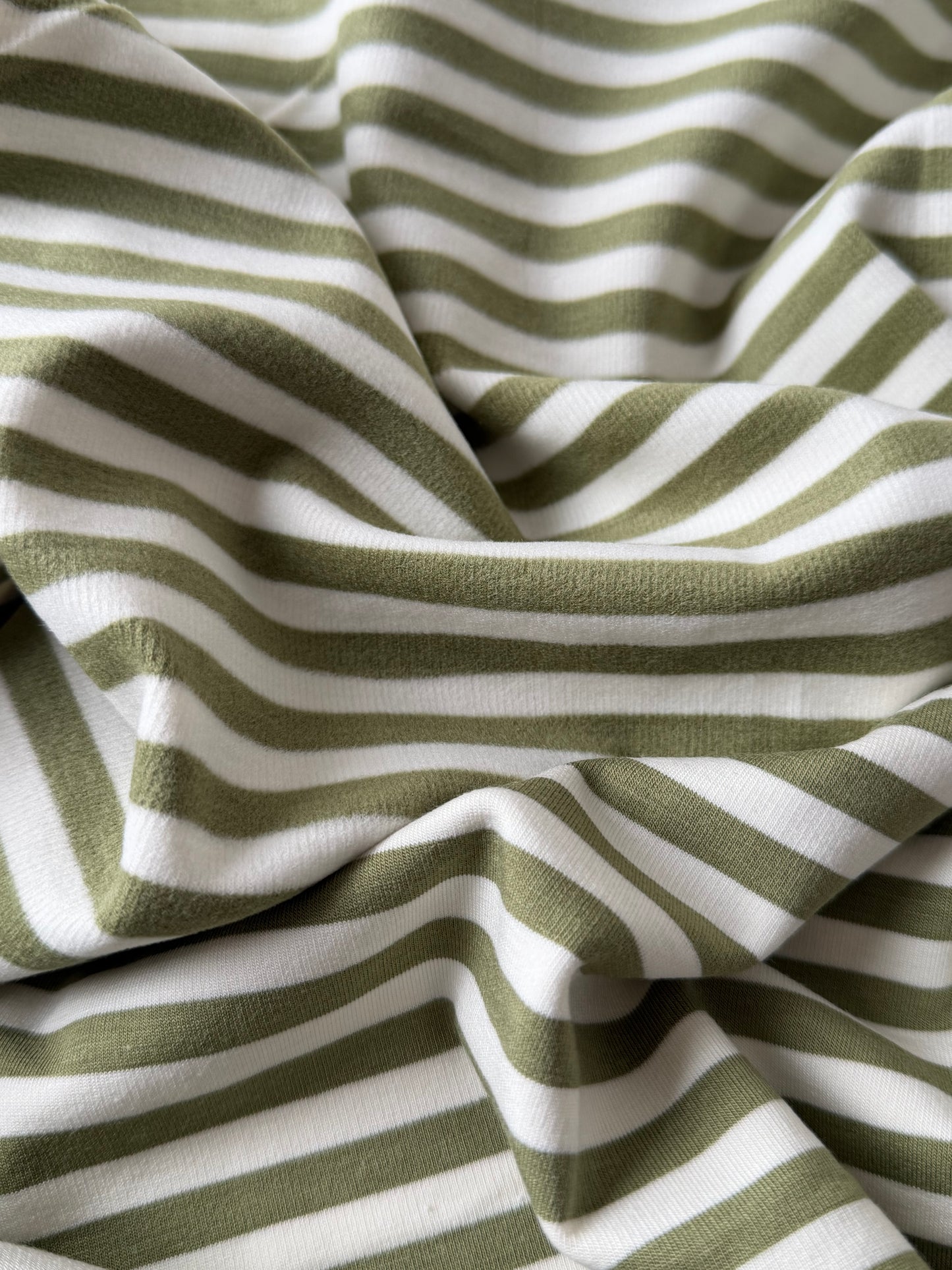 Softjersey Stripes Oliv