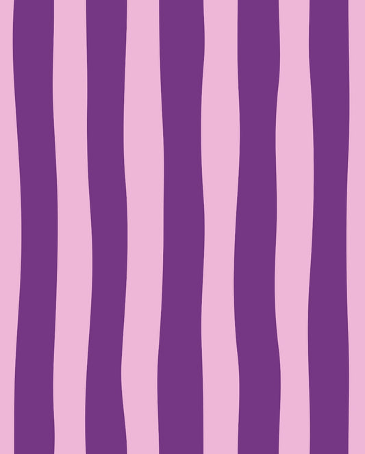 Canvas Stripes Violett-Rosa