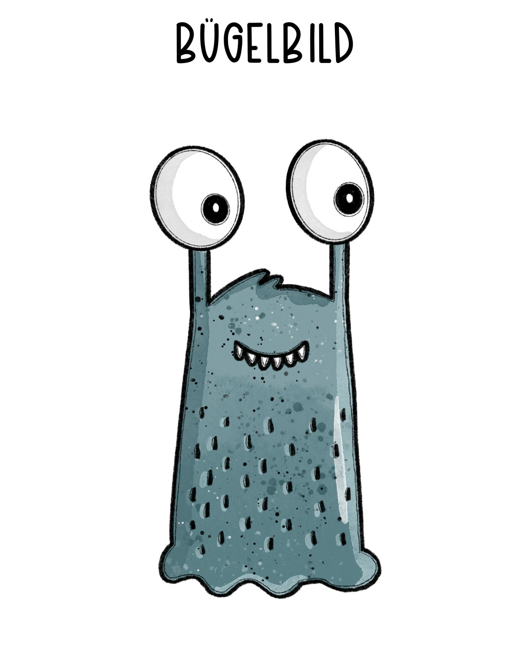 Bügelbild Monsterchen 1
