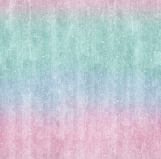 Jersey Rainbow Denim Blue Rose Mint - Vorbestellung