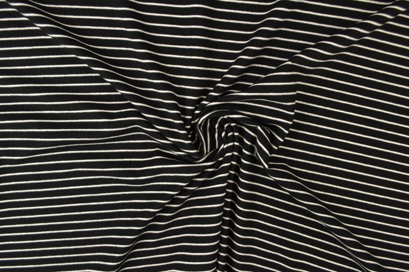 Light Softjersey Stripes Schwarz