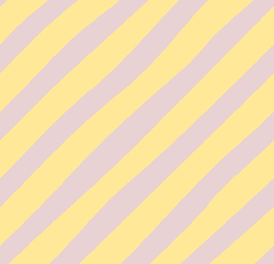 Canvas Diago Stripes Yellow-Nude