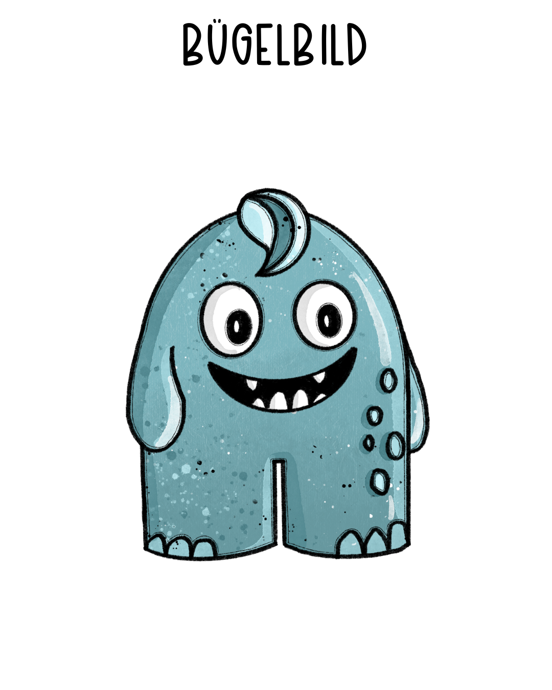 Bügelbild Monsterchen 3