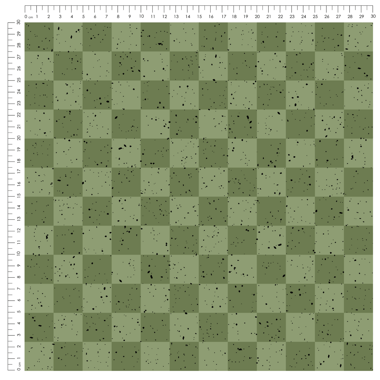 French Terry Tree Rex Checker