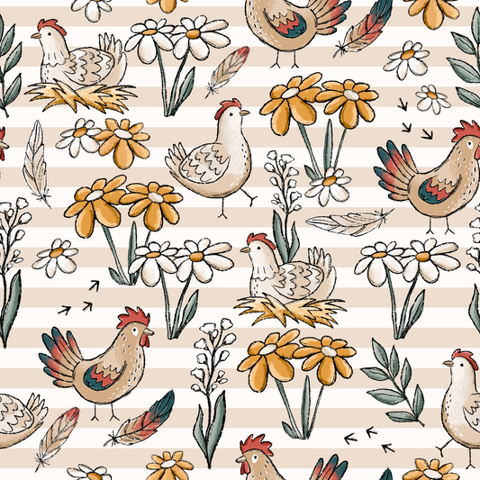 Bio French Terry Big Hühnertag - Vorbestellung
