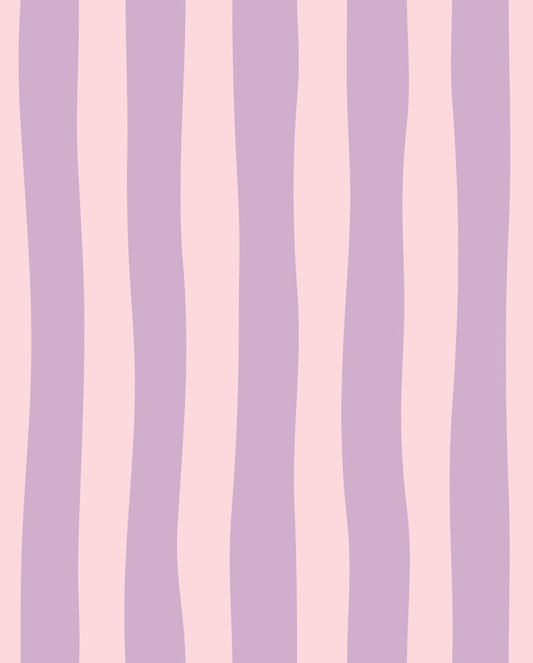 Canvas Stripes Rosa-Flieder