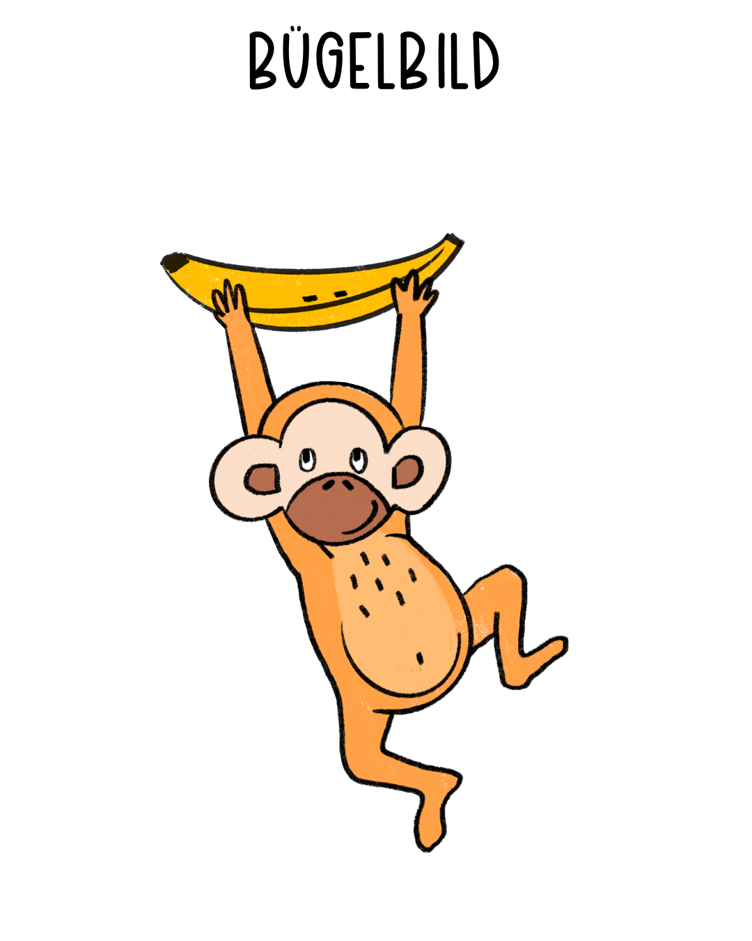 Bügelbild Monkey Fun Äffchen