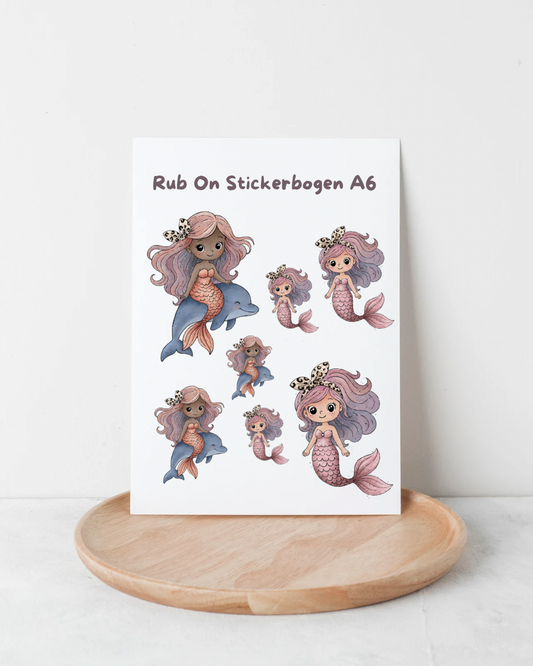 Rub-on Sticker Little Love Mermaid - Vorbestellung