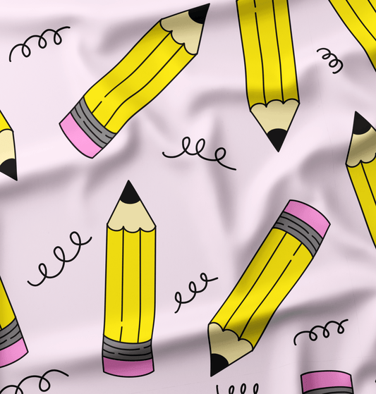 French Terry "Bleistift Soft Rosa" - Vorbestellung